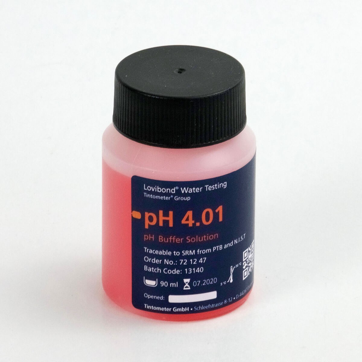721247 pH 缓冲溶液 4.01 (25 °C) 红，90 ml 可回溯至 N.I.S.T