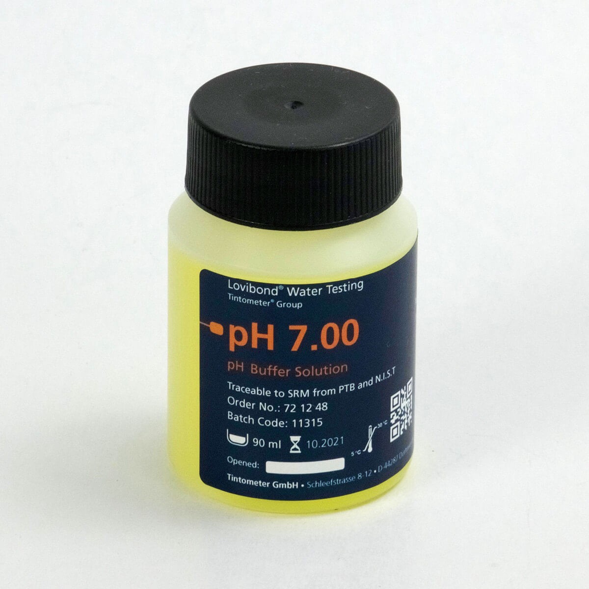 721248 pH-缓冲溶液 7.00 (25 °C) 黄，90 ml 可回溯至 N.I.S.T.